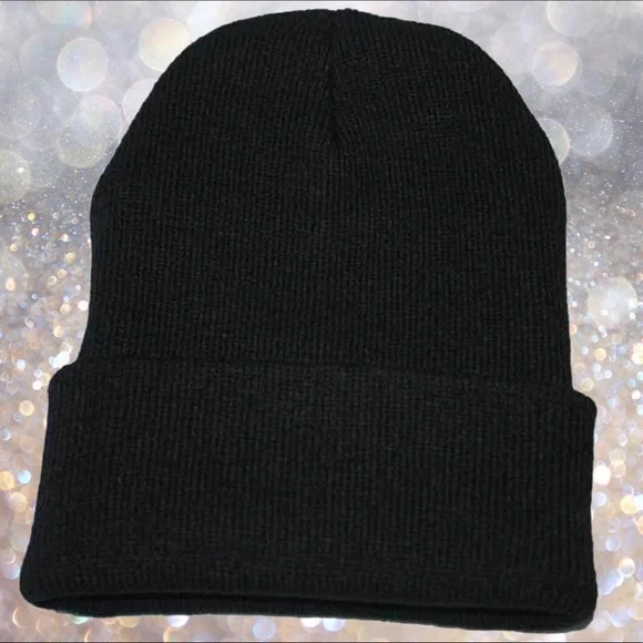 Black Beanie Took Winter Hat New Ski Hat Snow Hat - Picture 2 of 4